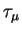 $\tau_{\mu}$