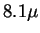 $8.1 \mu$