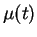 $\mu(t)$